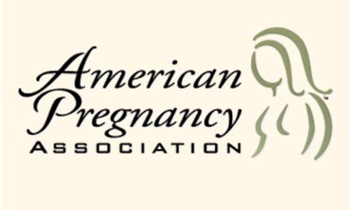 The American Pregnancy Association logo showcases their dedication to prenatal massage.